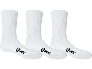 Asics Pace Crew Sock White (3 pair)