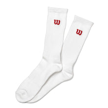 Load image into Gallery viewer, Wilson Men&#39;s Crew Sock White (3 pairs)
