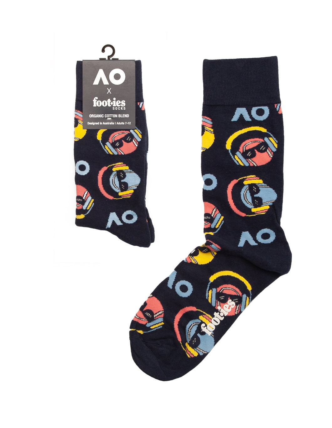 Foot-ies AO Summer of Tennis Novelty Sock (1 Pair)