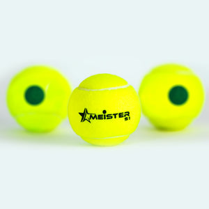 Meister Junior Green Tennis Ball (12 Pack)