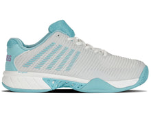 Load image into Gallery viewer, K-Swiss Women&#39;s Hypercourt Express 2 ALL Court (Brilliant White/Angel Blue/Sheer Lilac)
