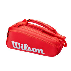 Wilson Super Tour 6 Racquet Bag (Red)