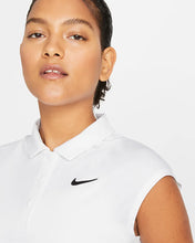 Load image into Gallery viewer, Nike Women&#39;s Victory Tennis Polo Shirt (White)
