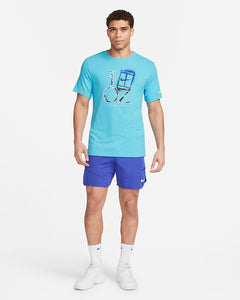 Nike Mens DriFIT OZ Tennis T-Shirt Blue