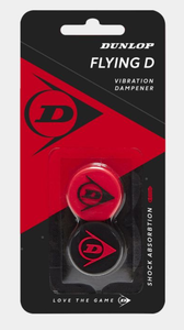 Dunlop Flying D Vibration Dampener Red/Black (2 Pack)