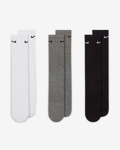 Nike Everyday Cushioned Training Crew Socks (3 Pairs) Multi-Coloured