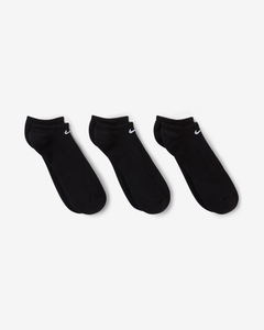 Nike Everyday Cushioned Training No-Show Socks (3 Pairs) Black