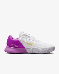 NikeCourt Women's Air Zoom Vapor Pro 2 HC (White/Fuschia)