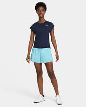 Load image into Gallery viewer, Nike Women&#39;s Dri-Fit Victory Top Dark Blue
