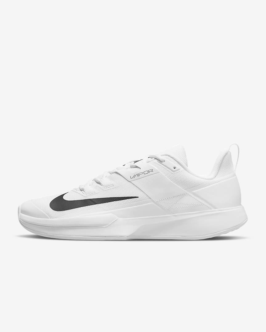 NikeCourt Junior Vapor Lite HC Tennis Shoe - White SIZE US 4-7