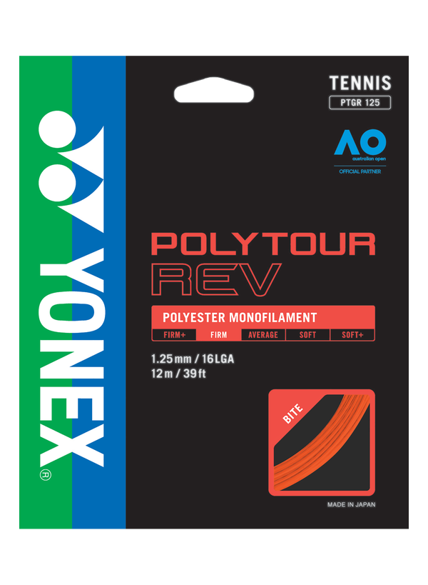 Yonex Poly Tour Rev Orange Set
