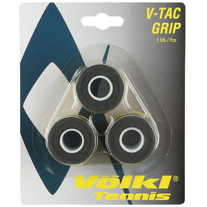 Volkl V-Tac Black Overgrips (3 Pack)